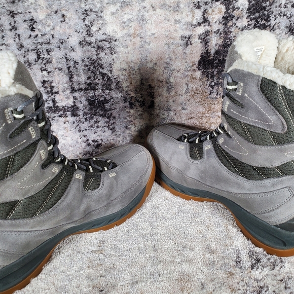 Vasque Women's Pow Pow Waterproof Thinsulate Grey Suede Boots Size 8 - Picture 10 of 13